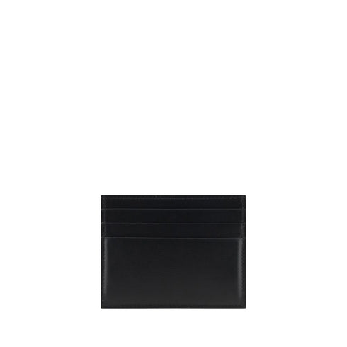 Ferragamo Card Holder in Black Leather Wallet